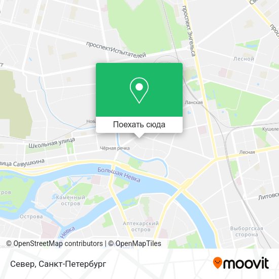 Карта Север