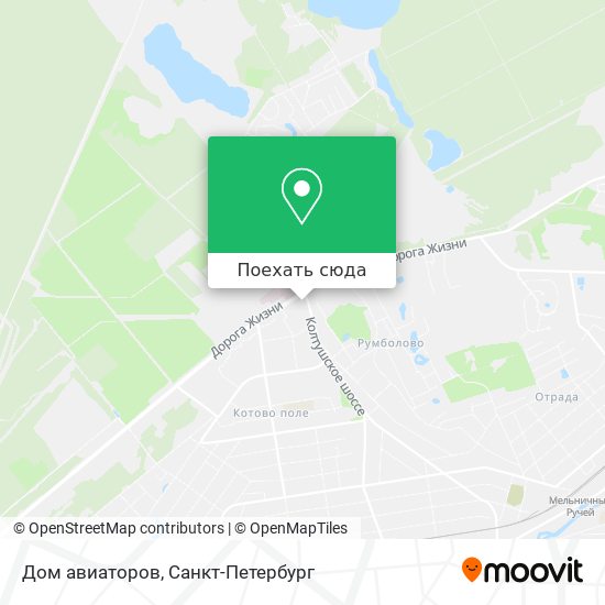 Карта Дом авиаторов