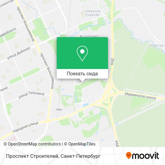 Карта Проспект Строителей