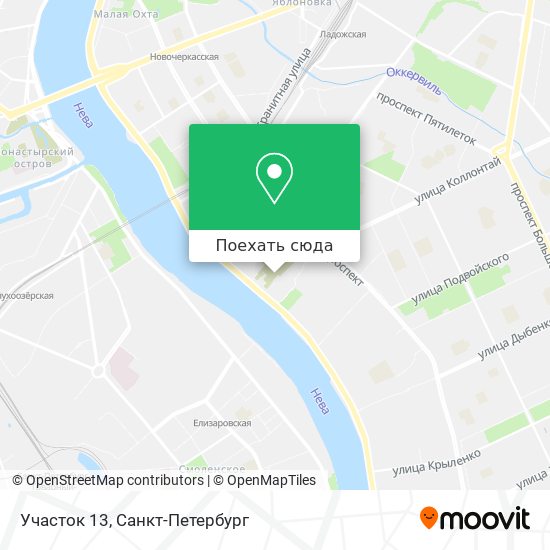Карта Участок 13