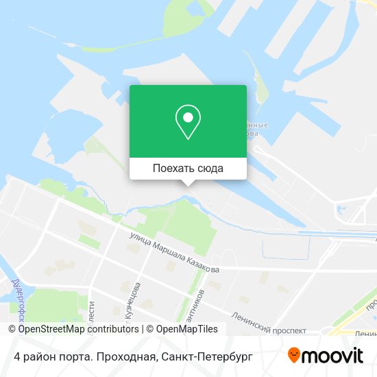 Карта 4 район порта. Проходная