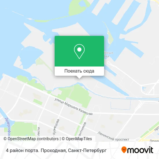 Карта 4 район порта. Проходная