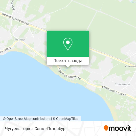 Карта Чугуева горка