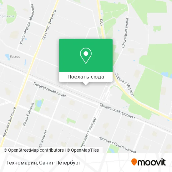 Карта Техномарин
