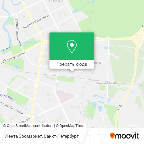 Карта Лента Зоомаркет