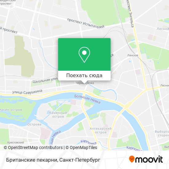 Карта Британские пекарни