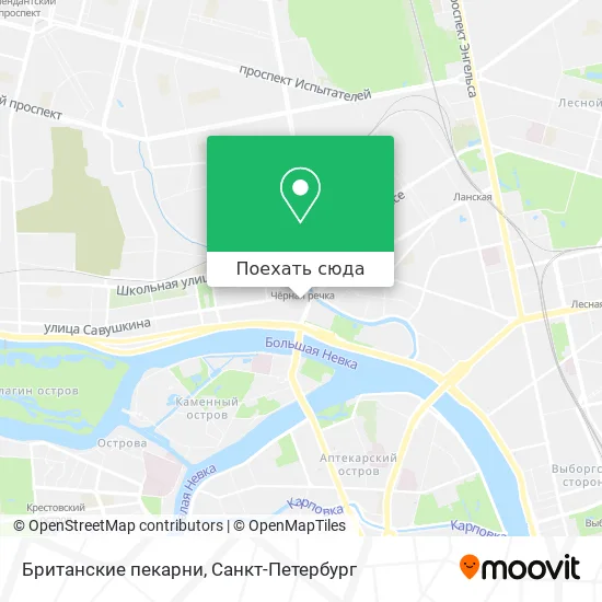 Карта Британские пекарни