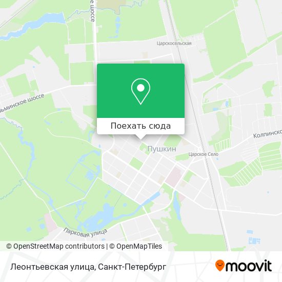 Карта Леонтьевская улица