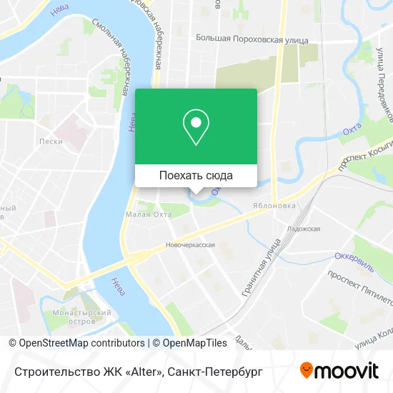 Карта Строительство ЖК «Alter»