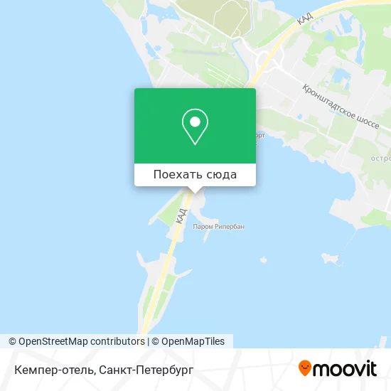 Карта Кемпер-отель