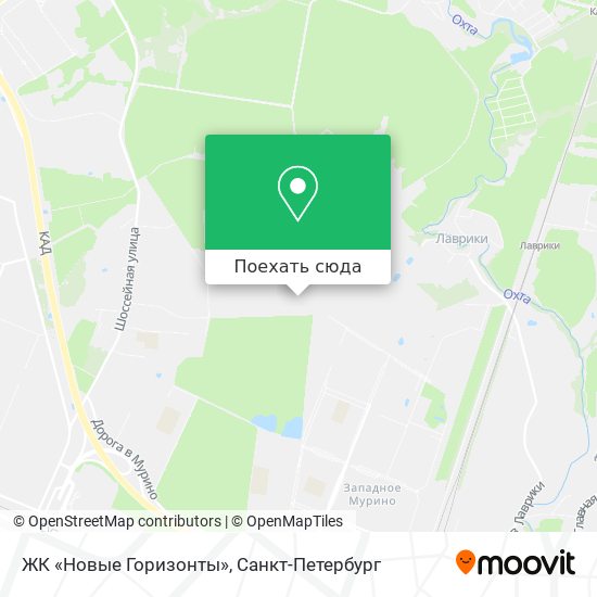 Карта ЖК «Новые Горизонты»