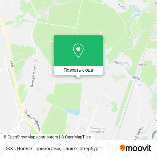 Карта ЖК «Новые Горизонты»