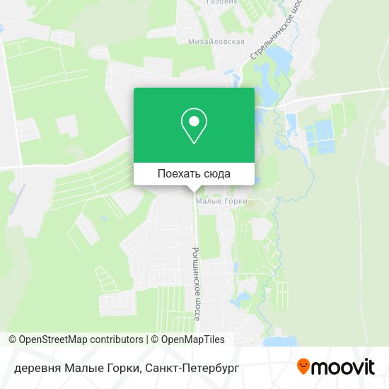 Карта деревня Малые Горки