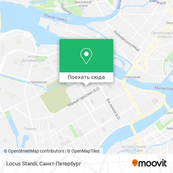 Карта Locus Standi