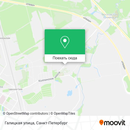 Карта Галицкая улица