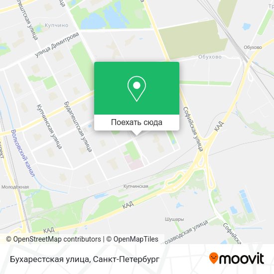 Карта Бухарестская улица