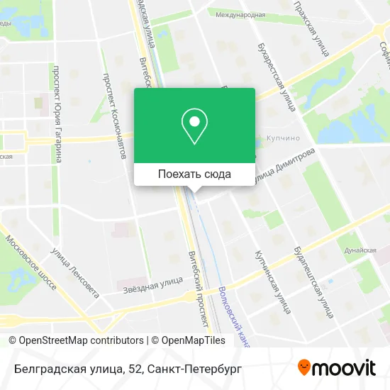 Карта Белградская улица, 52