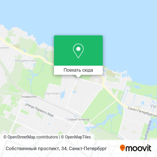 Карта Собственный проспект, 34