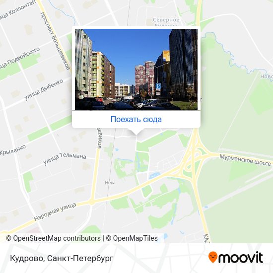 Карта Кудрово