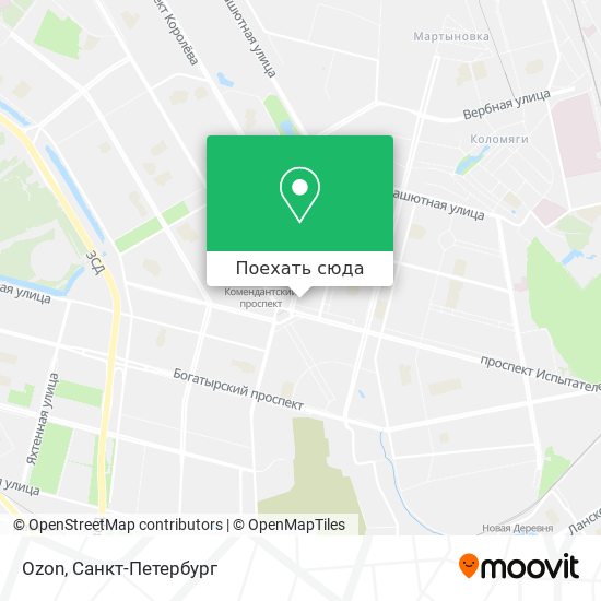 Карта Ozon