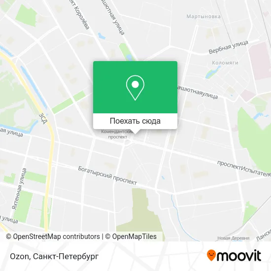 Карта Ozon