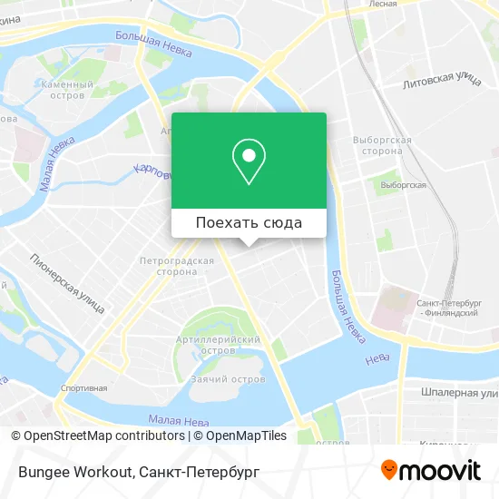 Карта Bungee Workout