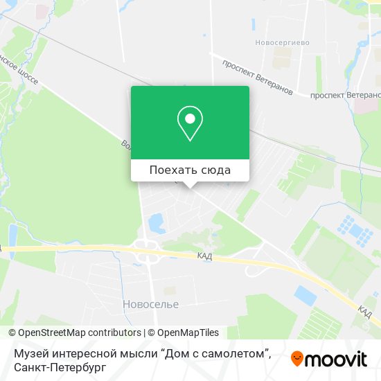 Карта Музей интересной мысли “Дом с самолетом”