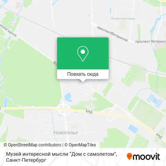 Карта Музей интересной мысли “Дом с самолетом”