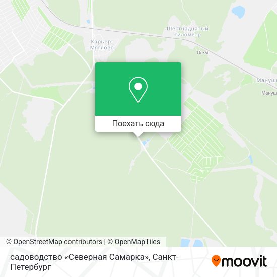 Карта садоводство «Северная Самарка»