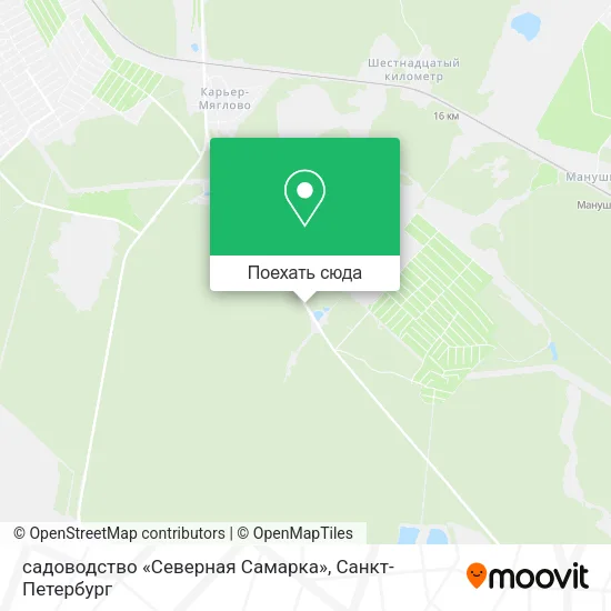 Карта садоводство «Северная Самарка»