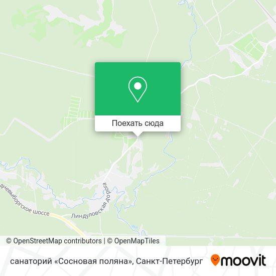Карта санаторий «Сосновая поляна»