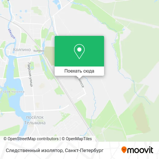 Карта Следственный изолятор