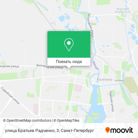 Карта улица Братьев Радченко, 3