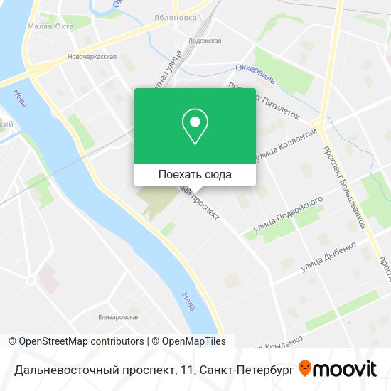 Карта Дальневосточный проспект, 11