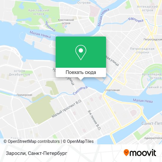Карта Заросли