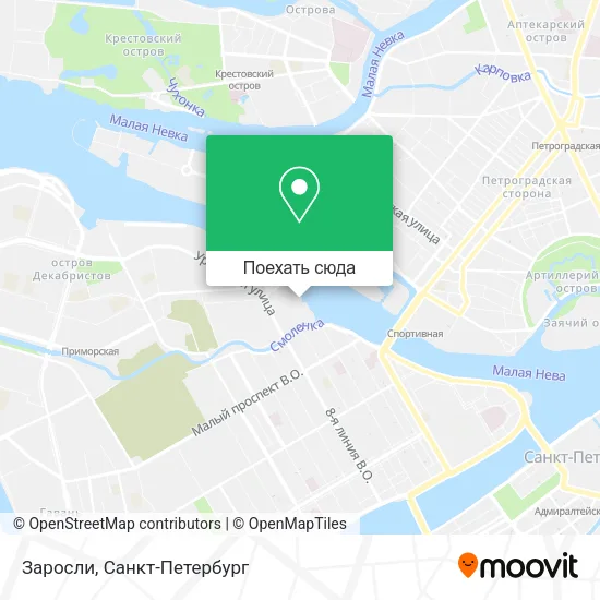 Карта Заросли
