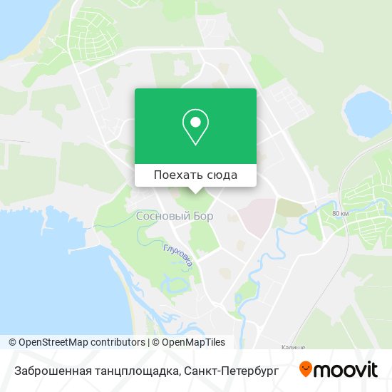 Карта Заброшенная танцплощадка