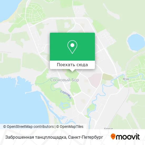 Карта Заброшенная танцплощадка