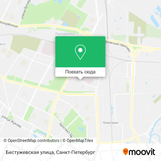 Карта Бестужевская улица