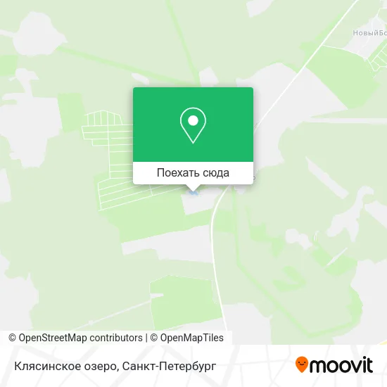 Карта Клясинское озеро