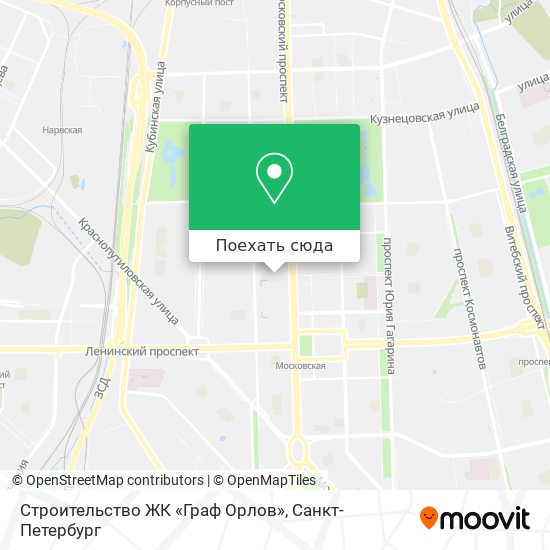 Карта Строительство ЖК «Граф Орлов»