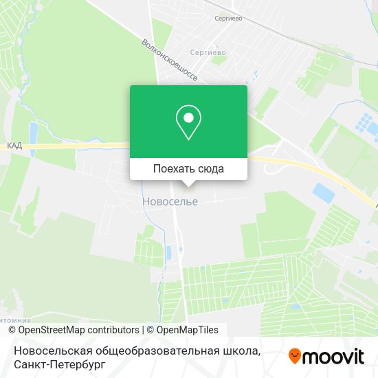 Карта Новосельская общеобразовательная школа