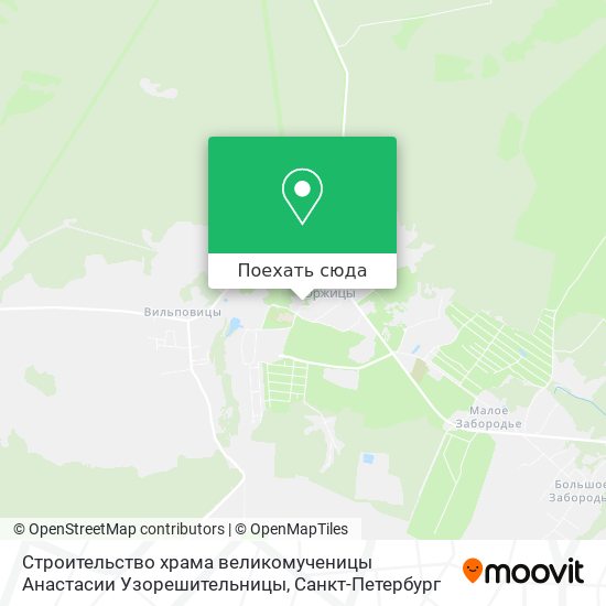 Карта Строительство храма великомученицы Анастасии Узорешительницы