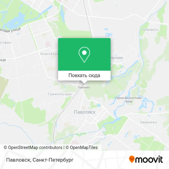 Карта Павловск