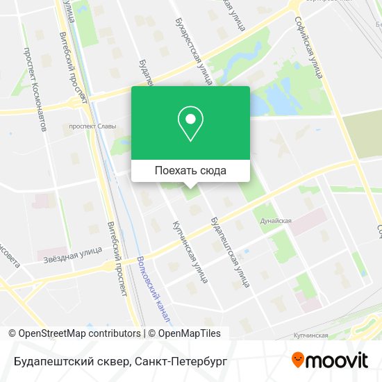 Карта Будапештский сквер