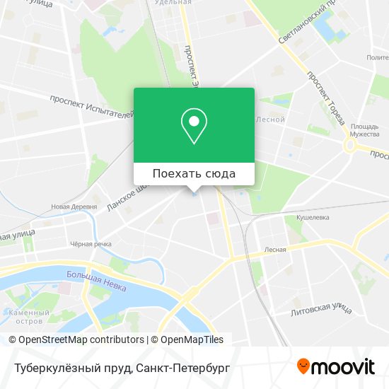 Карта Туберкулёзный пруд