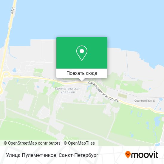 Карта Улица Пулемётчиков