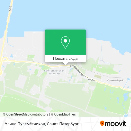 Карта Улица Пулемётчиков