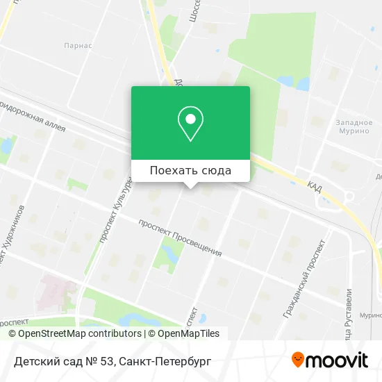 Карта Детский сад № 53