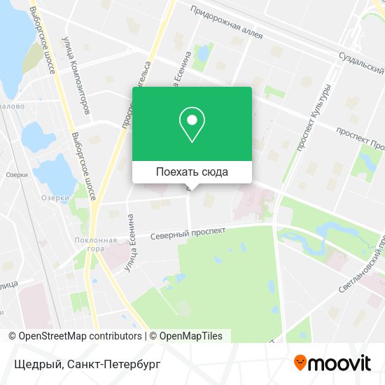 Карта Щедрый